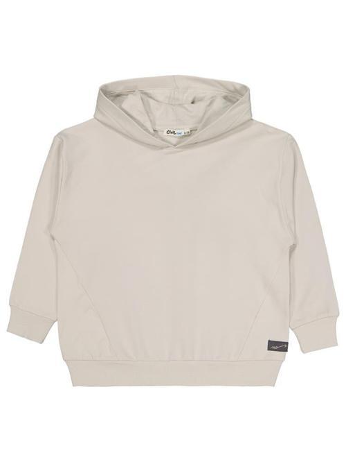 No Etiketli 10-13 Yaş Kapüşonlu Sweatshırt - Haki11-12 Yaş
