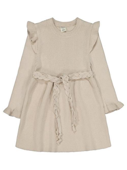 Triko 12-36 Ay Elbise - Bej18-24 Ay