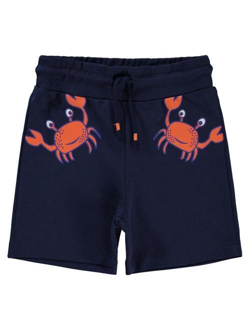 Yengeç Baskılı 2-5 Yaş Kapri - Lacivert2-3 Yaş