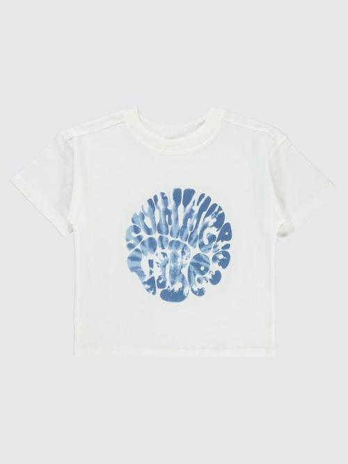 Summer Baskılı Oversize 10-13 Yaş Tişört - Lacivert12-13 Yaş