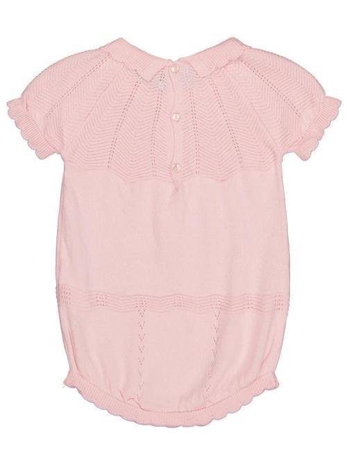 Triko 1-6 Ay Çıtçıtlı Badi - Pembe1-3 Ay