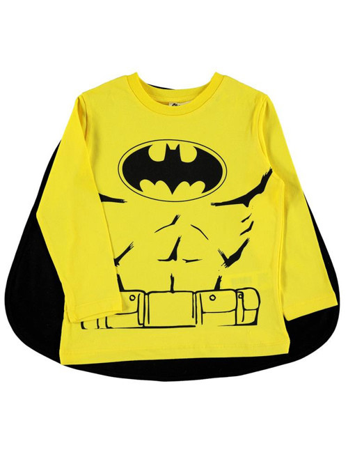Baskılı Pelerinli 2-5 Yaş Sweatshirt - Sarı2-3 Yaş