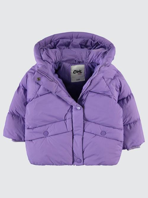 Over Size 2-5 Yaş Mont - Lila5-6 Yaş
