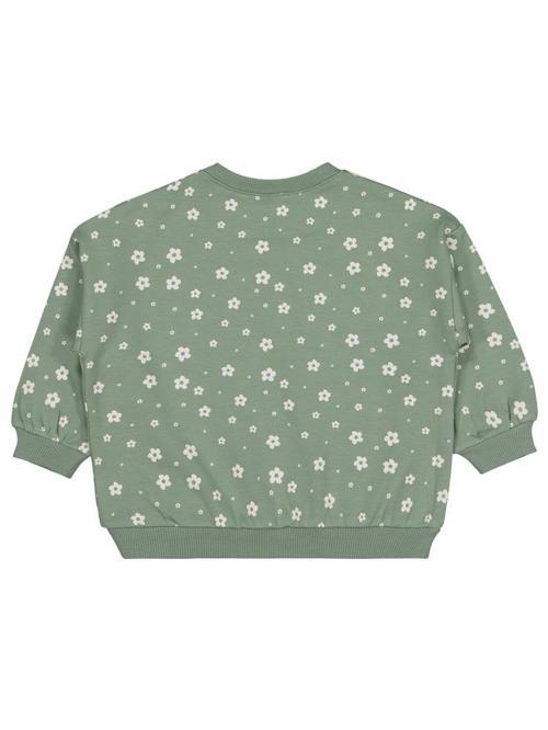 Mini Papatya Empirme 6-18 Ay Sweatshirt - Yeşil9-12 Ay