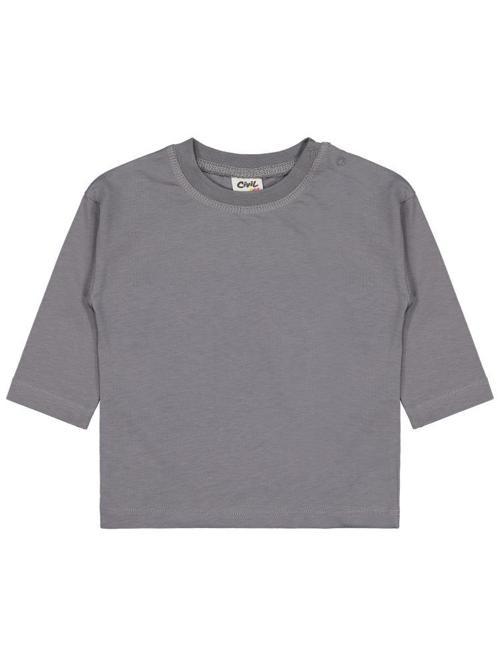 Basic 6-18 Ay Sweatshirt - Gri12-18 Ay