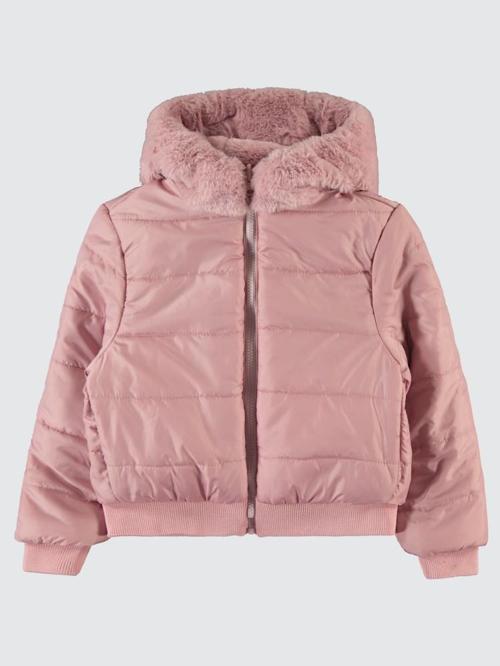 Çift Taraflı Pelüş  10-13 Yaş Mont - Pudra11-12 Yaş