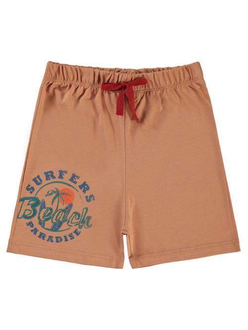 Surfers Beach Baskılı 2-5 Yaş Şort - Turuncu4-5 Yaş