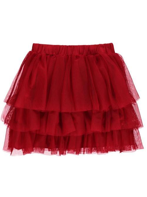 Kat Kat Tütülü Etek 4-9 Yaş Etek - Kırmızı8-9 Yaş