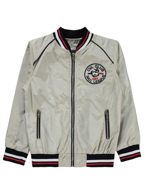 Nakışlı 6-9 Yaş Ceket - Gri8-9 Yaş