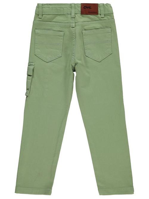 Kargo Cepli 10-13 Yaş Pantolon - Haki13-14 Yaş