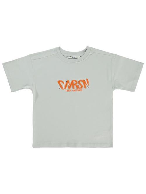 Dnrsn Baskılı 10-13 Yaş Tişört - Gri10-11 Yaş