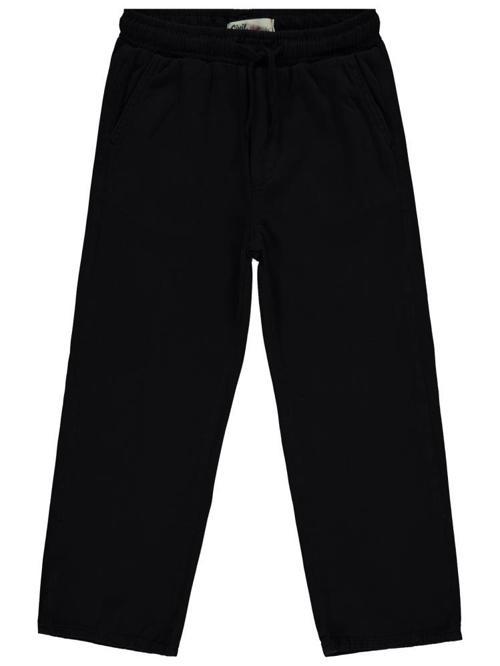 Bol Paça 6-9 Yaş Pantolon - Siyah6-7 Yaş