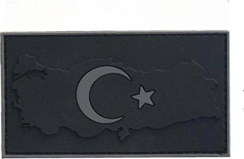 Bayrak Plastik Kabartma Haritalı Patch - Peç