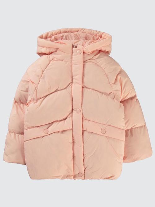 Over Size 6-9 Yaş Mont - Pudra8-9 Yaş