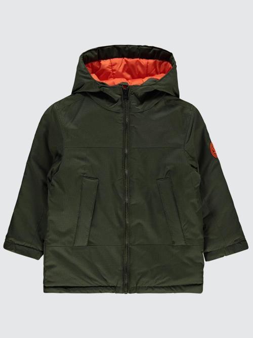 Kapak Cepli Parçalı 2-5 Yaş Mont - Haki4-5 Yaş