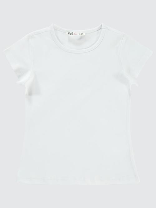 Basic 2-5 Yaş Tişört - Beyaz4-5 Yaş