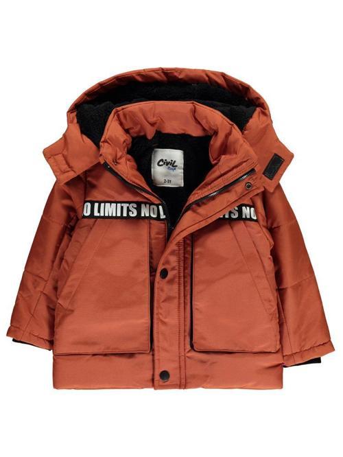No Limits Şerit Baskılı 2-5 Yaş Mont - Turuncu2-3 Yaş