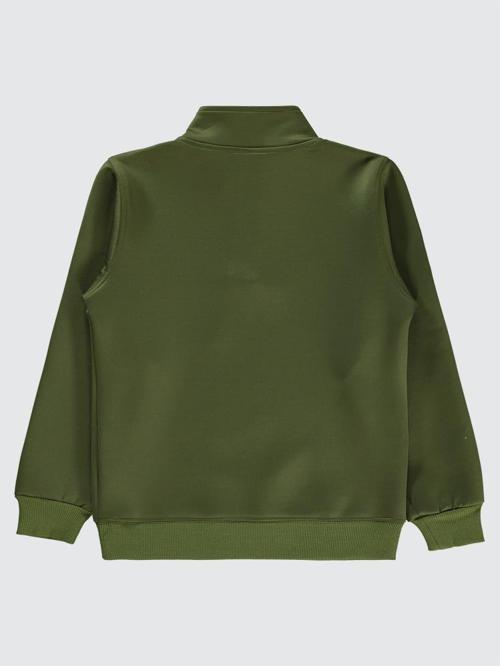 Original Baskılı 10-12 Yaş Sweatshirt - Haki10-11 Yaş