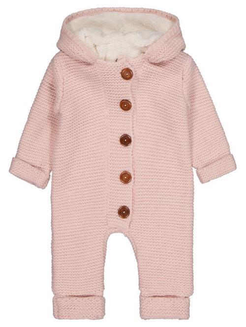 Kapşonlu 3-12 Ay Tulum - Pembe3-6 Ay