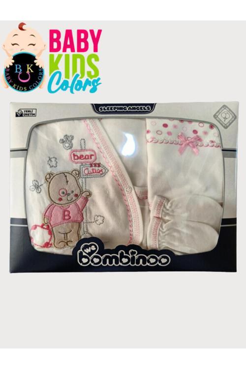 Yeni Doğan Çantalı Ayı Hastahane Çıkışı 5Li Zıbın Seti