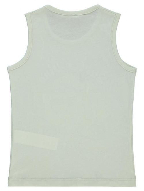 Surfer Dino Baskılı 2-5 Yaş Tişört - Gri5-6 Yaş