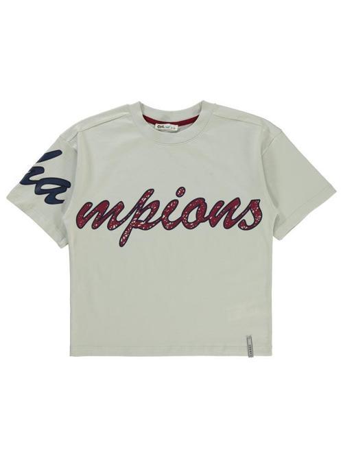 Champıons Baskılı 6-9 Yaş Tişört - Bordo9-10 Yaş