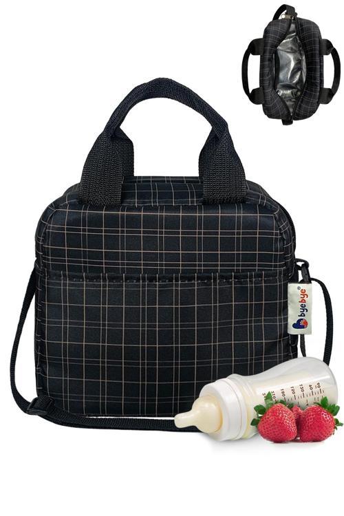 Bye Bye Lunch Omuz Askılı Beslenme Çantası ve Termos Yemek Taşıma Çantası - SiyahStandart