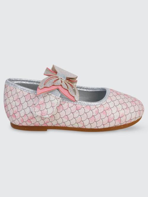 Balık Sırtı Baskılı - Numara Babet - Pembe29