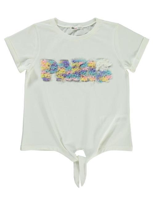 Best Nakışlı 10-13 Yaş Tişört - Ekru13-14 Yaş