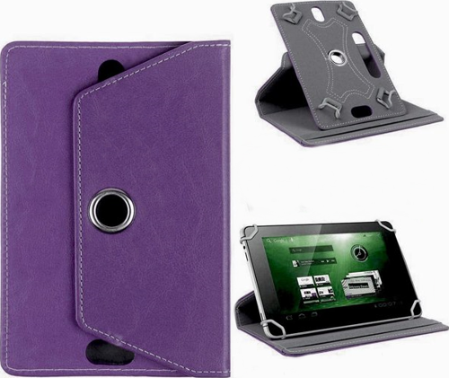 Casper Via L20 10.1 inç Uyumlu Fuchsia 360° Dönebilen Standlı Kapaklı Universal Tablet Kılıfı