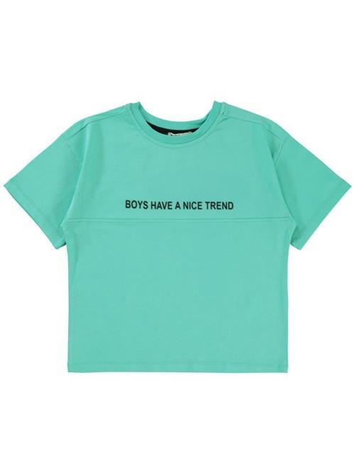 Boys Have Baskılı 10-13 Yaş Tişört - Yeşil10-11 Yaş