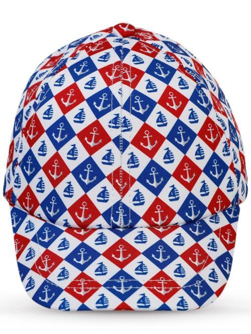 Denizci 2-5 Yaş Çocuk Erkek Kep Şapka - KırmızıStandart