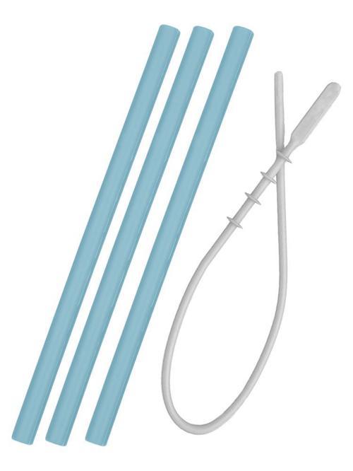 Silikon Pipet 3 lü & Tem.Fırçası - MaviStandart