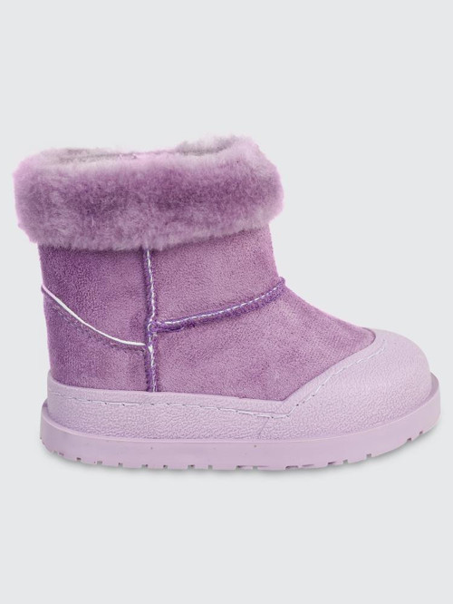 Süet -26 Numara Bot - Lila22