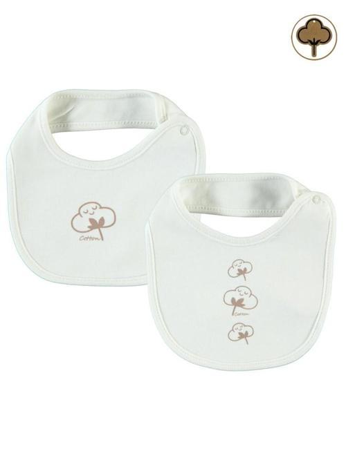 Organik Pamuklu 2 Li Mama Önlüğü - EkruStandart