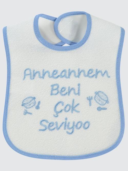 Annesi'Nin Minik Kuzusu Nakışlı Mama Önlüğü - StandartStandart