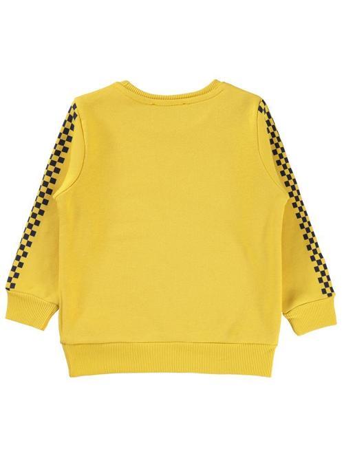 Stay Ready Baskılı 2-5 Yaş Sweatshirt - Hardal2-3 Yaş