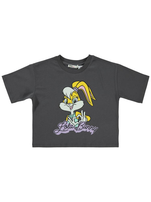 Lola Bunny 6-9 Yaş Tişört - Gri7-8 Yaş