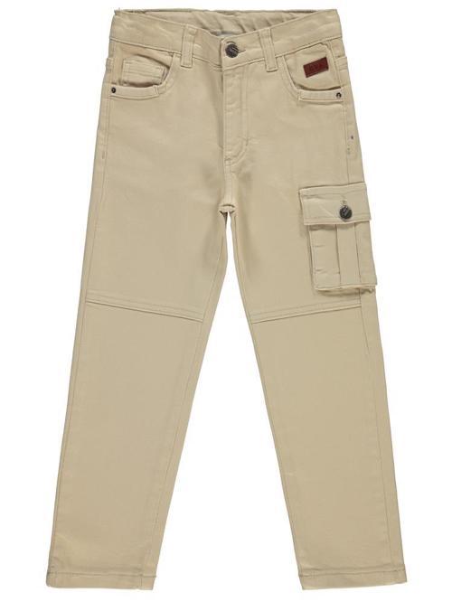 Kargo Cepli 10-13 Yaş Pantolon - Bej12-13 Yaş