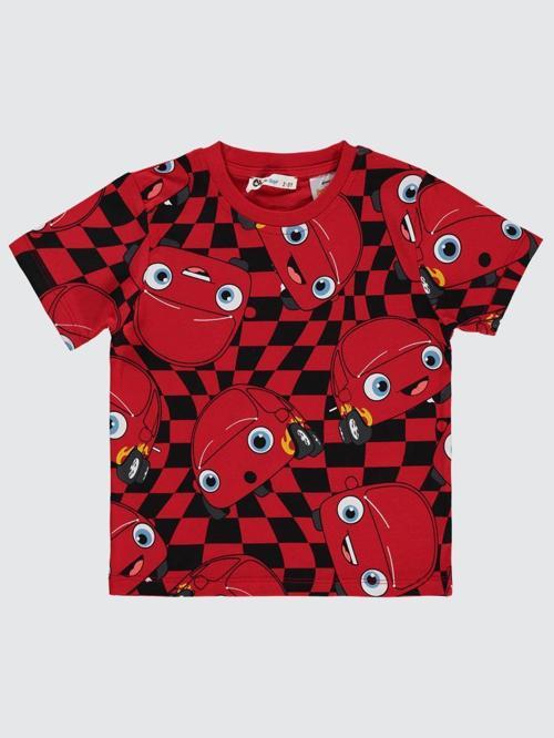 Civil Boys Dütdüt Empirme 2-5 Yaş Tişört - Kırmızı2-3 Yaş