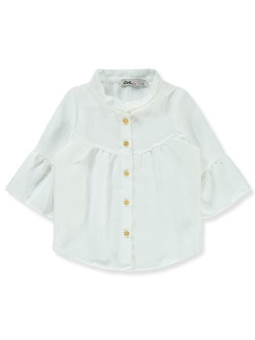 Valon Kol 2-5 Yaş Gömlek - Beyaz2-3 Yaş