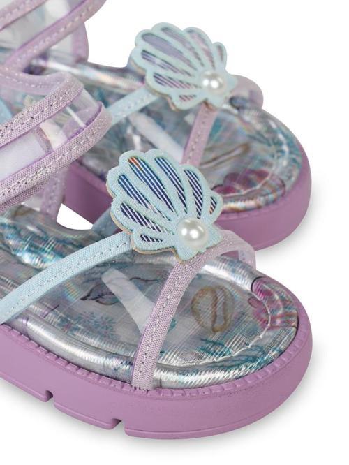 Dolgu Topuk 21--Numara Sandalet - Lila26