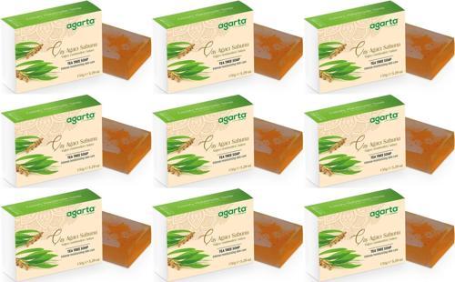 El Yapımı Doğal Sabun 150GR Çay Ağacı (9 Lu Set)