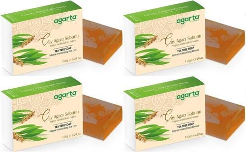 El Yapımı Doğal Sabun 150GR Çay Ağacı (4 Lü Set)