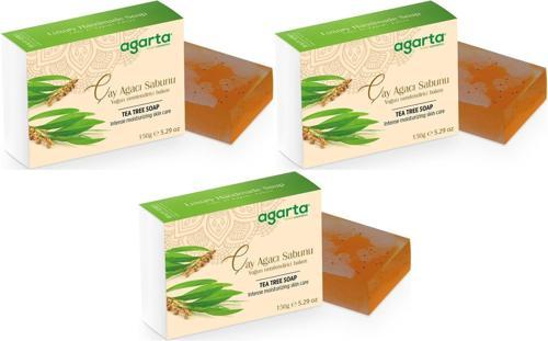 El Yapımı Doğal Sabun 150GR Çay Ağacı (3 Lü Set)