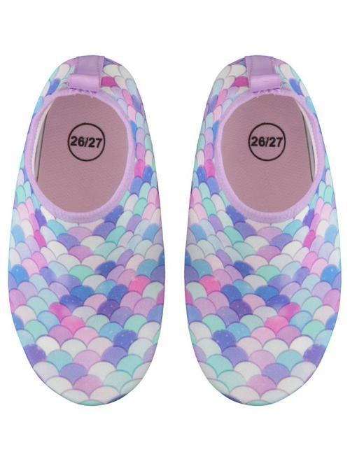 Balık Sırtı Baskılı Tabanlı 31-35 Numara Deniz Ayakkabısı - Pembe32