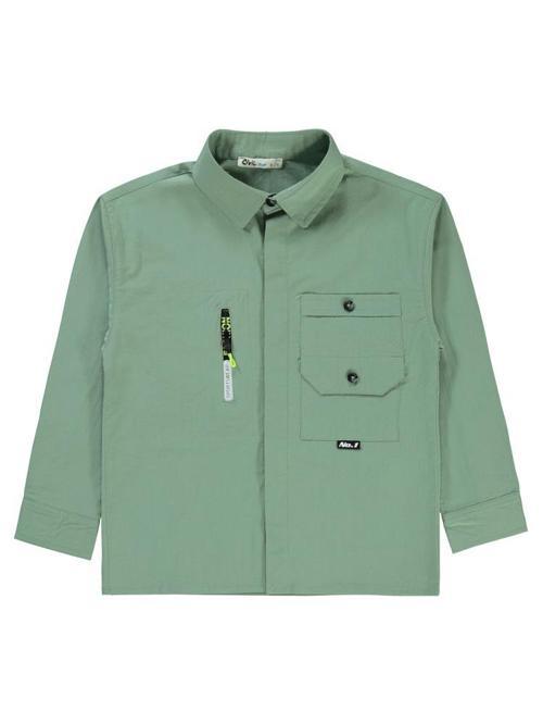 Kat kat cepli 10-13 Yaş Gömlek - Haki10-11 Yaş