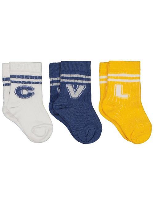 CVL 3'lü 6-18 Ay Bebek Erkek Çorap Set - Standart12 Ay