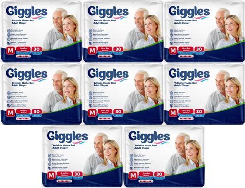 Hasta Bezi Yetişkin Bel Bantlı Tekstil Yüzey Orta - Medium (M) 240 Adet (8PK*30)