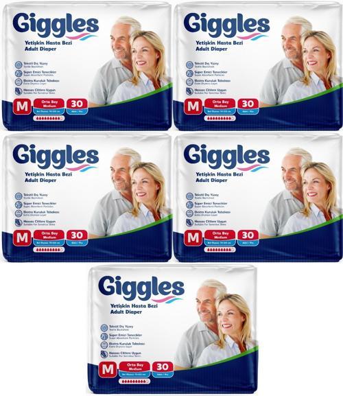 Hasta Bezi Yetişkin Bel Bantlı Tekstil Yüzey Orta - Medium (M) 150 Adet (5PK*30)